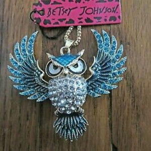 Owl Necklace by Betsey Johnson